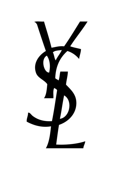 ysl worth|YSL fashion house logo.